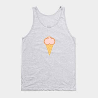 Strawberry Ice Cream Cone Tank Top